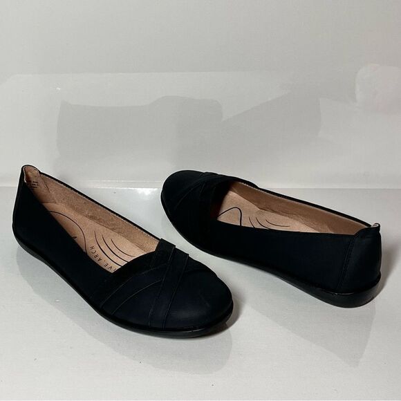 LifeStride Northern Leather Slip-on Flats Size: 9W - Picture 3 of 6